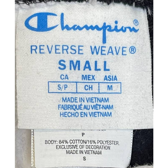 Champion Oreo Men's Sweat 2 Tone Pants Reverse Weave Mid-Rise Black/White Small - Picture 5 of 9